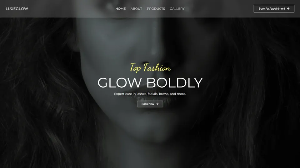 Luxe Glow brand concept